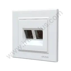 تلفن دوسوکت cat3+cat3 مدل برلیان سفید