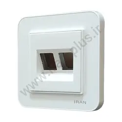 تلفن دوسوکت cat3+cat3 مدل ارس سفید