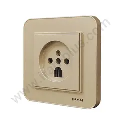 پریز تلفن دوکاره مدل ارس بژ