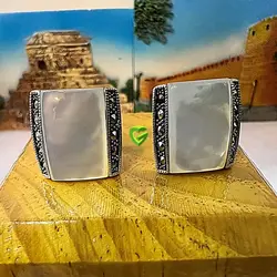 دکمه سردست-صدفی کد2477