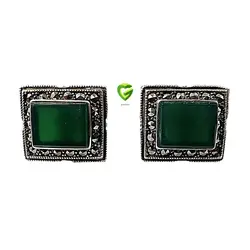 دکمه-سردست سبز کد2482