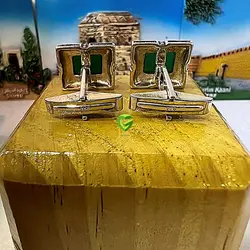 دکمه-سردست سبز کد2482