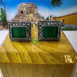 دکمه-سردست سبز کد2482