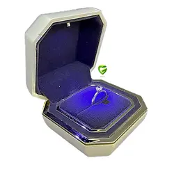 جعبه انگشتری سفید کد2366
