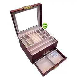 جعبه جواهرات شیشه-ای کد2359