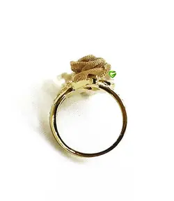 انگشترمرواریدو گل کد 2289