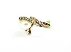 انگشترمروارید دوشاخه کد 2279