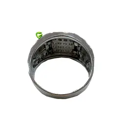 انگشتر نگین سفید کد2235