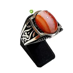 انگشترطرح عقیق کد 2237