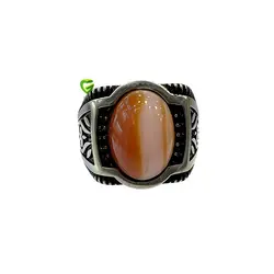 انگشترطرح عقیق کد 2237