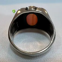 انگشترطرح عقیق کد 2237