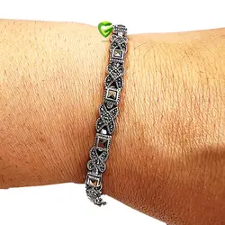 دستبندملوانی نقره کد 2188