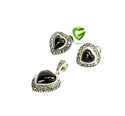 نیمست قلب مشکی کد2091