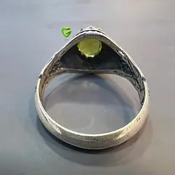 انگشترطرح عقیق سبز کد2080