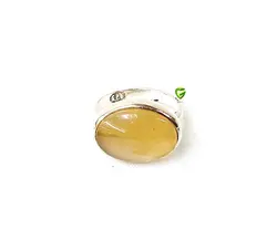 انگشترصفوی زرد ساده کد2061