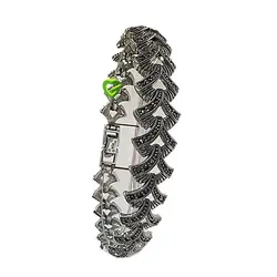 دستبندالنگویی مربع رزگلد کد2056