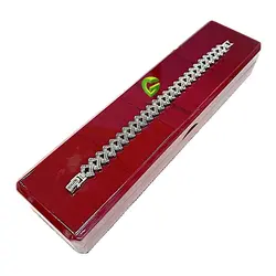 دستبندالنگویی مربع رزگلد کد2056