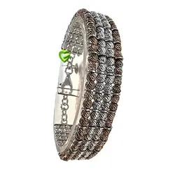 دستبندالنگویی رزگلد رنگی کد2053