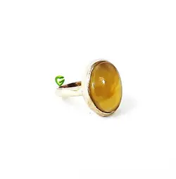 انگشترعقیق زردصفوی کد 2025