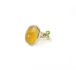 انگشترعقیق زردصفوی کد 2025