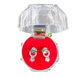 گوشواره گل فیروزه کد1986