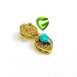 آویزفیروزه اشک ریز کد1935