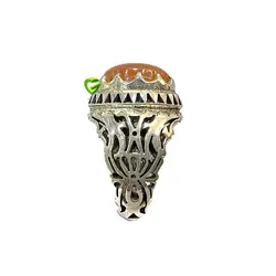 انگشترعقیق عسلی درجه یک1929