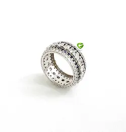 انگشتردورنگین سرمه ای کد1912