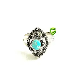 انگشترفیروزه جدیدنیشابور کد 1899