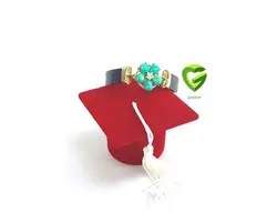 دستبندمشکی گل فیروزهای کد1887