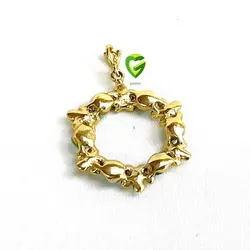 آویزگل وفیروزه کد 1875