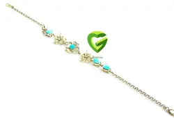 دستبندزرد نقره کد1862