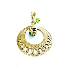 آویزفیروزه طرح طلا کد1850