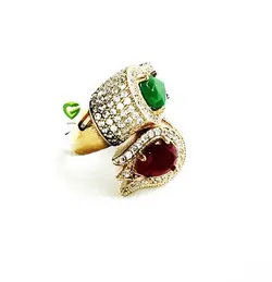 انگشترعثمانی دورنگ کد 1848