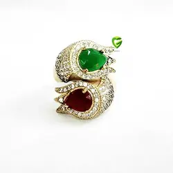 انگشترعثمانی دورنگ کد 1848