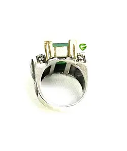 انگشترزمردمستطیل ترک کد 1841