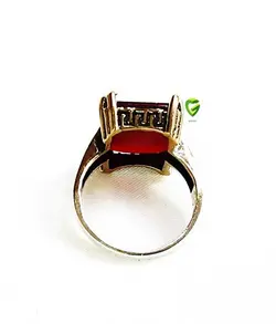 انگشتریاقوت مستطیل ترک کد1836