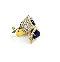 انگشتردوطرفه کبود کد 1834