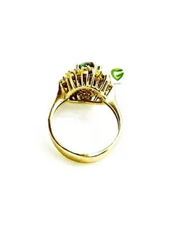 انگشترتک فیروزه زرد کد1832