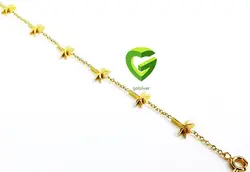 دستبندسنجاقک زرد ریزکد1828