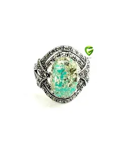 انگشترفیروزه نیشابور اصل کد1818