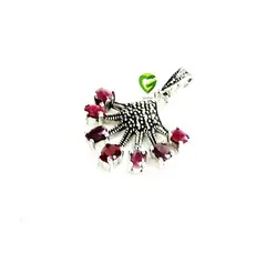 آویزهفت پره یاقوت کد1806