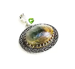 آویزعقیق رتیل سبزافق کد1787