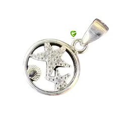 آویزعقیق رتیل سبز کد1785