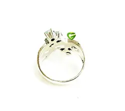 انگشترکبودزمرد گلی کد 1773