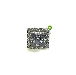 انگشترمربع تمام کبود کد1764