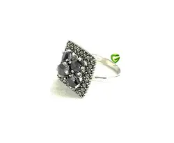 انگشترمربع تمام کبود کد1764