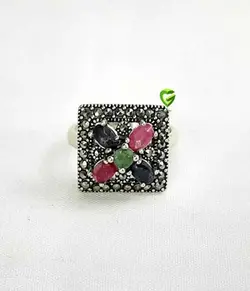 انگشتررنگی مربع شیک کد1716