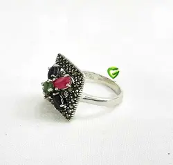 انگشتررنگی مربع شیک کد1716