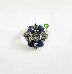 انگشتریاقوت کبود 4کد1703